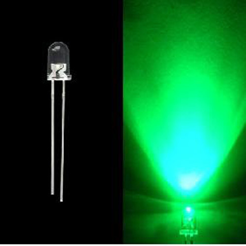 LED 5.0mm Ultra bright 6000 mcd + Green