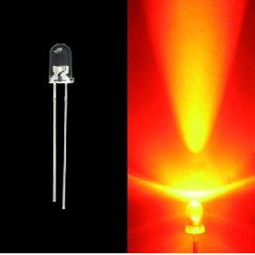 LED 5.0mm Ultra bright 4000 mcd + Orange