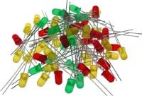 LED 5.0mm Bag 1000 (bulk) Red, Green, Yellow Mixed