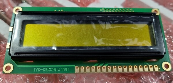 LCD Black Characters