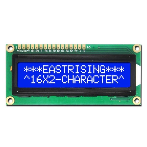 LCD Black Characters with Blue  backlight LCD1602