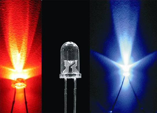 LED 5mm RED / BLUE Flashing