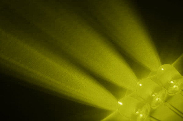 LED 10.0mm Ultra bright 3000 mcd + yellow