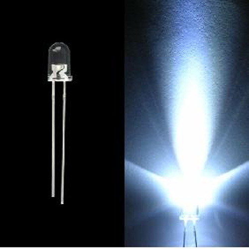 LED 5.0mm Mega Bright 32000 mcd + White