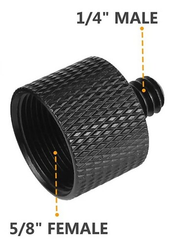 Microphone Stand to Tripod/Camera Mount
