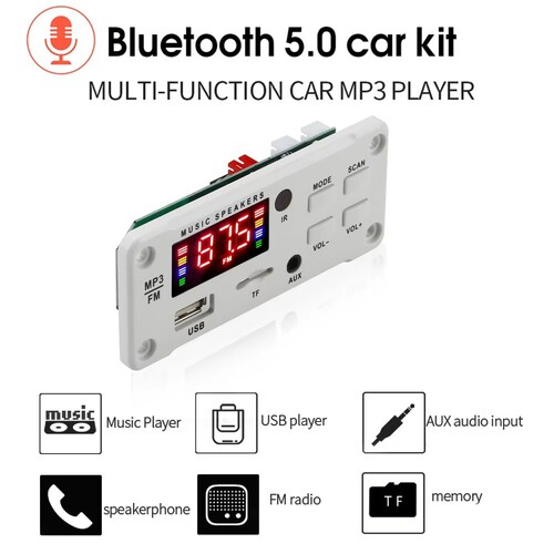 Bluetooth Player - Panel mount - 2 x 10watt Amplifier