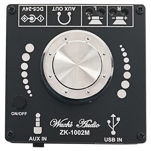 Amplifier 100W+100W 2.0 Stereo Bluetooth 