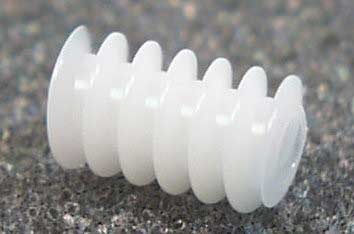 Worm Gear 6mm Dia, 10mm, 2.4mm Hole