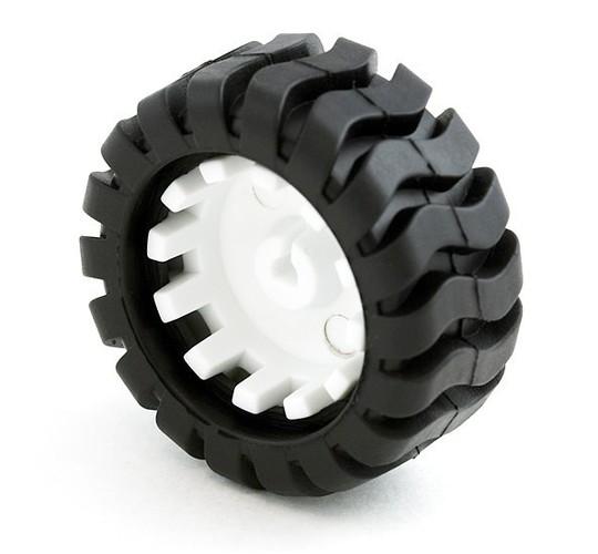 Car wheel Tyre 42mm for N20 Motor - Duinotech Micro Wheels