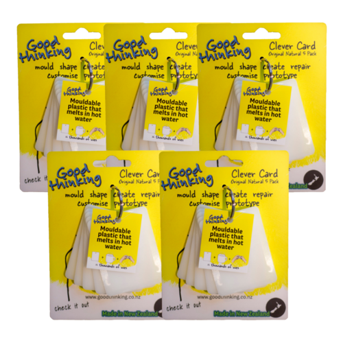 Polymorph Clever Card - Clever Plastic - 5 Natural Set