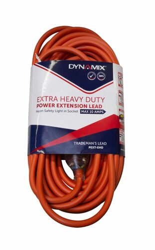 Extra Heavy Duty Power Extension Lead 25M Orange