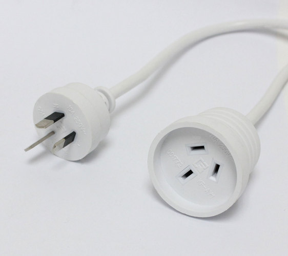 Power Extension Leads - 10A 1.0mm Cable