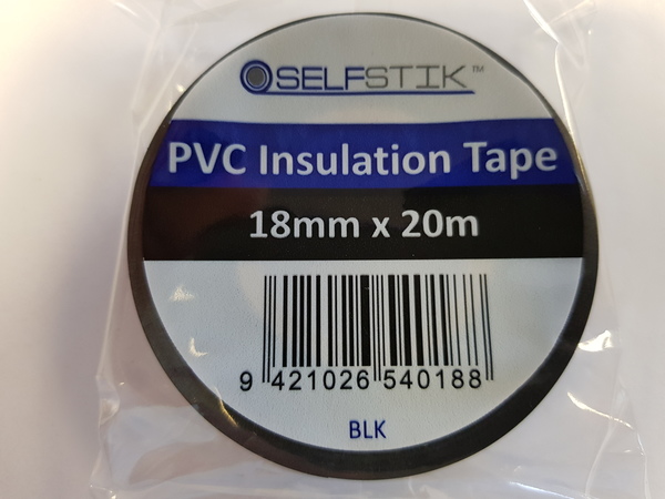 Electrical Insulation Tape - PVC Rubber - Black