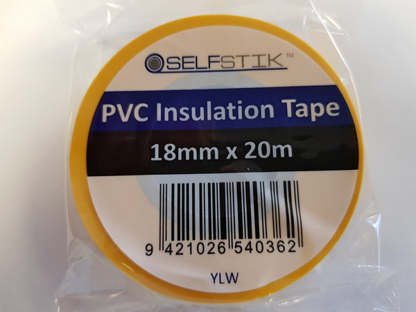 Electrical Insulation Tape - PVC Rubber - Yellow