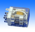 Spade Terminals, 12V DC Relay Coil, 10A 230v AC Contact  DP/ST N/O N/C