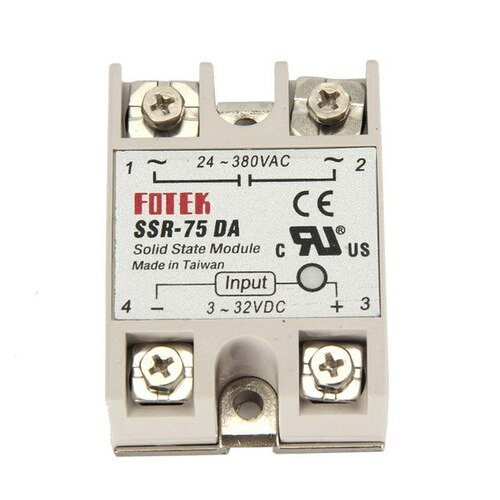 Solid State Relay, 3-32 Volt Switch Input - 