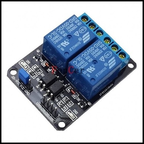 Relay 2 channel module expansion board 5V low level triggered
