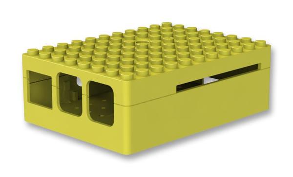 Yellow PiBlox Enclosure for Pi 3B & Pi 2B 