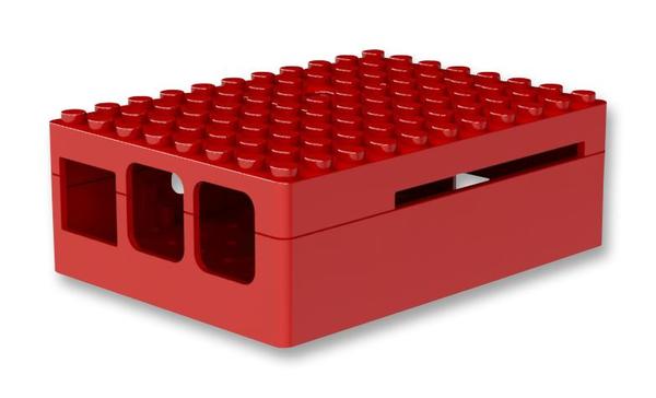 Red PiBlox Enclosure for Pi 3B & Pi 2B 