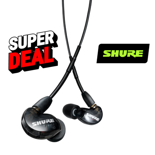 新品　SHURE SE215 Sound Isolating Earphones Shure SE215 Sound Isolating Earphones - Black Save $50 - RRP