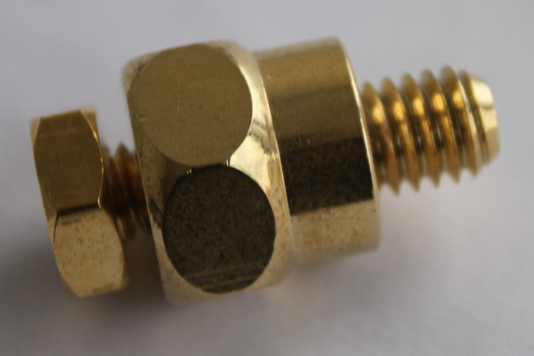 Shark Battery Pole 24k Gold Plated