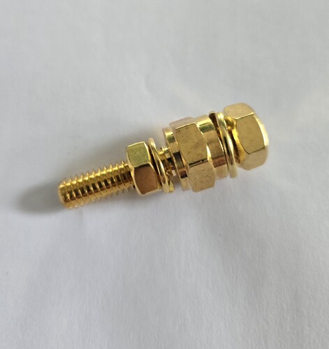 Shark Battery Pole 24k Gold Plated