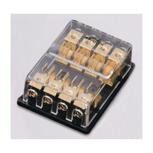 Shark Fuse Holder 4 in 8 Gauge - 4 out 8 Gauge. 4 Fuses