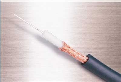 Video / SPDIF Coaxial Cable single silver OD 6.0 75ohm Black