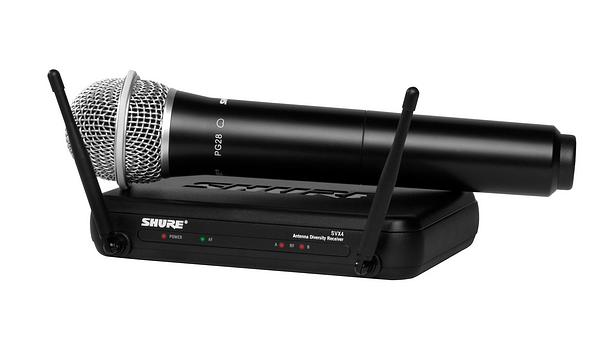 Shure SVX24-PG28 SVX Wireless System with PG28 Handheld - Sound