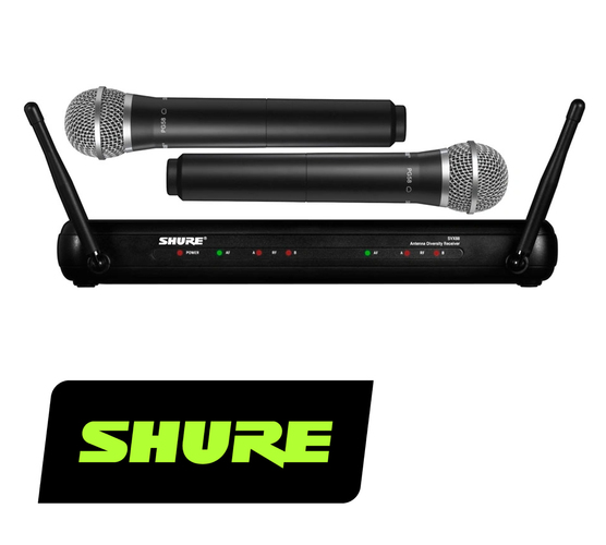 Shure SVX288-PG58 SVX Dual Wireless System with 2 x PG58 Handhelds
