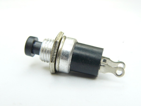 Switch Momentary Push On Button Black