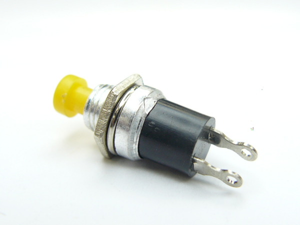 Switch Momentary Push Button Yellow