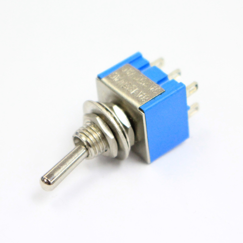 Switch Toggle ON - ON DP/DT 6 Pins Panel Mount