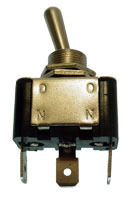 Switch Momentary Toggle Large Chassis Mount,