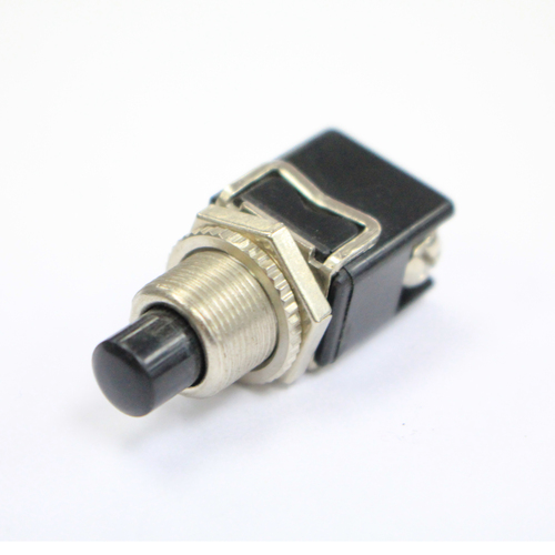 Switch Momentary Push Button, Push on  Chassis Mount