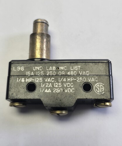 Micro Switch Premium Large Basic Limit Switch with Overtravel Plunger 