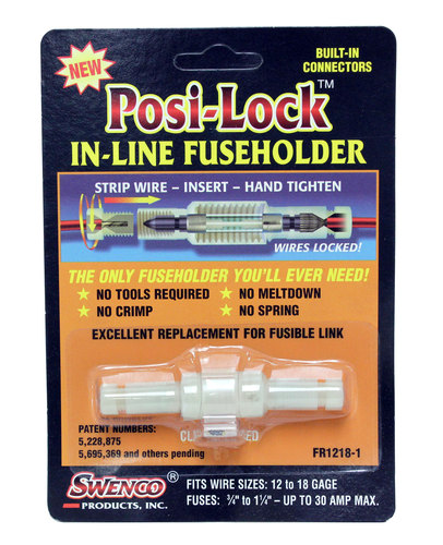 Posi Lock Fuse Holder No Crimp Connectors Fast Strong