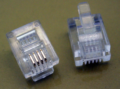 Telephone US Plug - RJ11 4 Wire