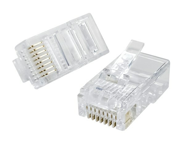 Network Plug - RJ45 - CAT 5E -  8 Pin