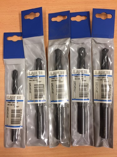 HSS TWIST DRILLS - Set of 5