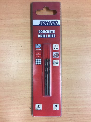 Starcraft Concrete Drill Bit 3 Piece 