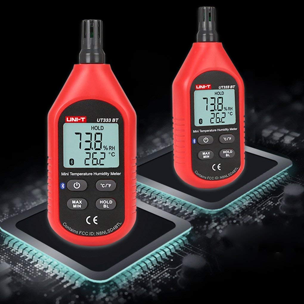 UT333BT Bluetooth iENV Mini Temperature Humidity Meter LCD