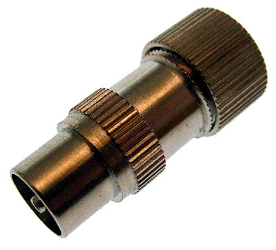 TV Co-Axial RF Inline Plug Male