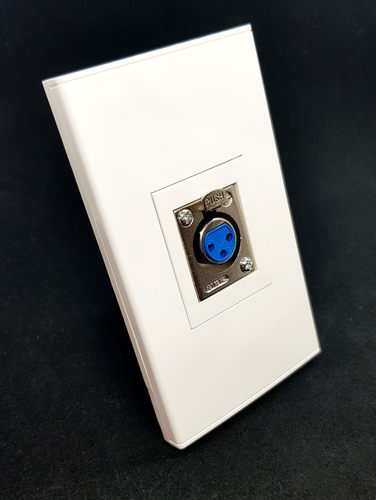 XLR Wallplate  - 3 Pin Female 