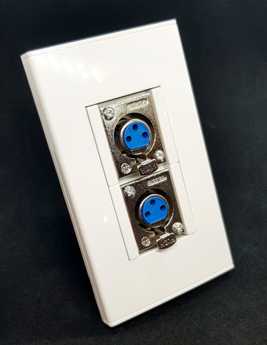 XLR Wallplate  - 3 Pin Female 
