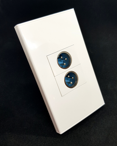 XLR Wallplate - 3 Pin Male 