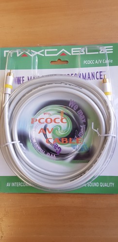 Hi-End PCOCC Audio Lead -1 x RCA to 1 x RCA